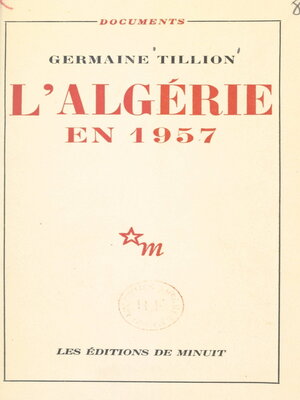 cover image of L'Algérie en 1957